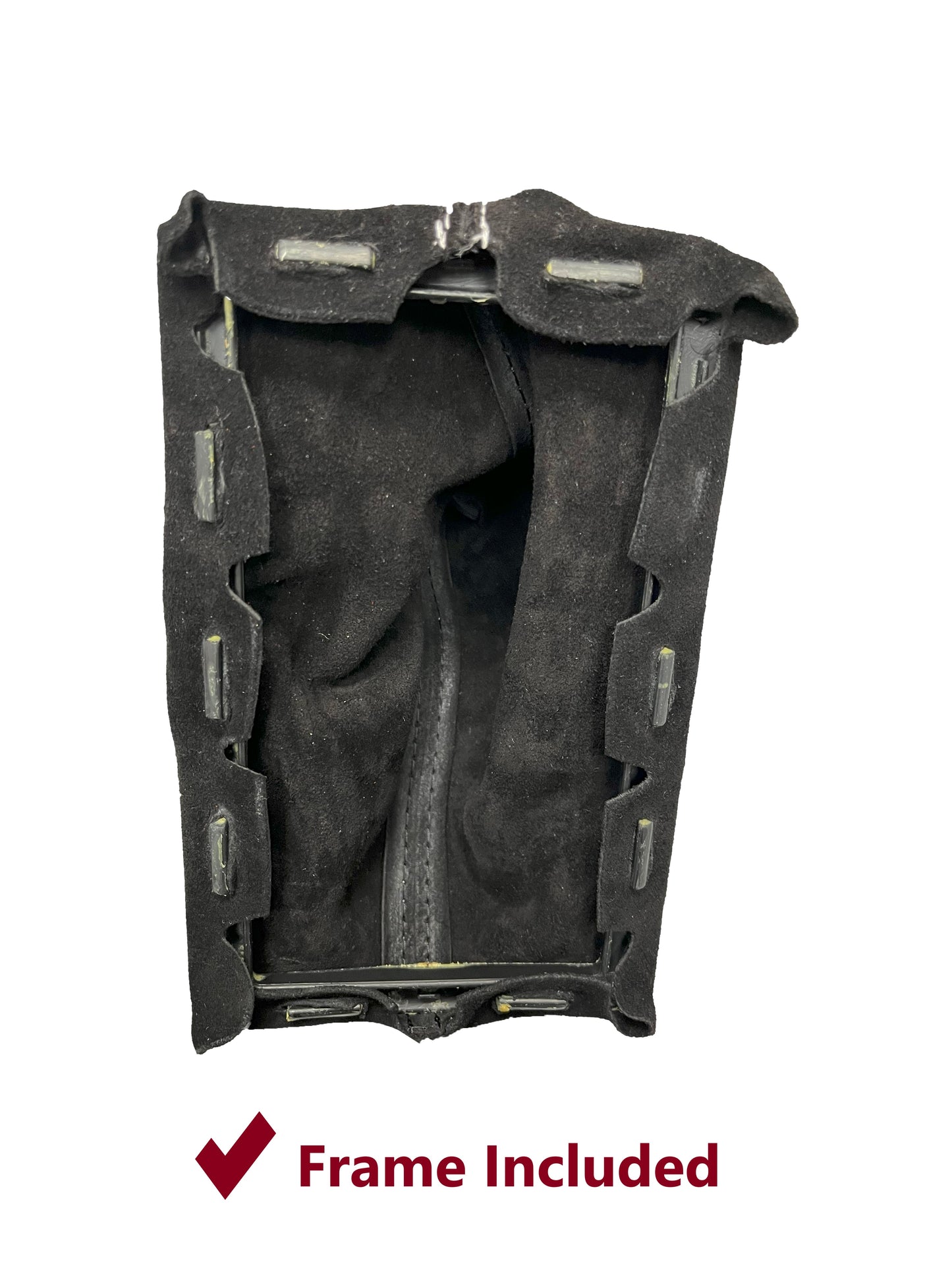 2005 2006 2007 2008 2009 mustang black suede shift boot manual cover white stitching