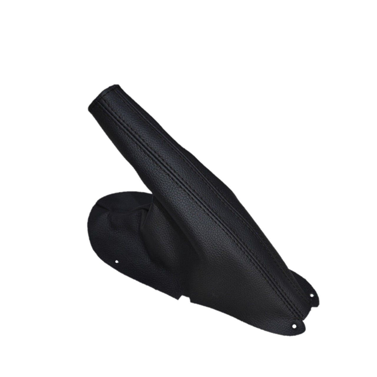 1994-2004 FORD MUSTANG GT Black Genuine Leather Parking Brake Boot Cover