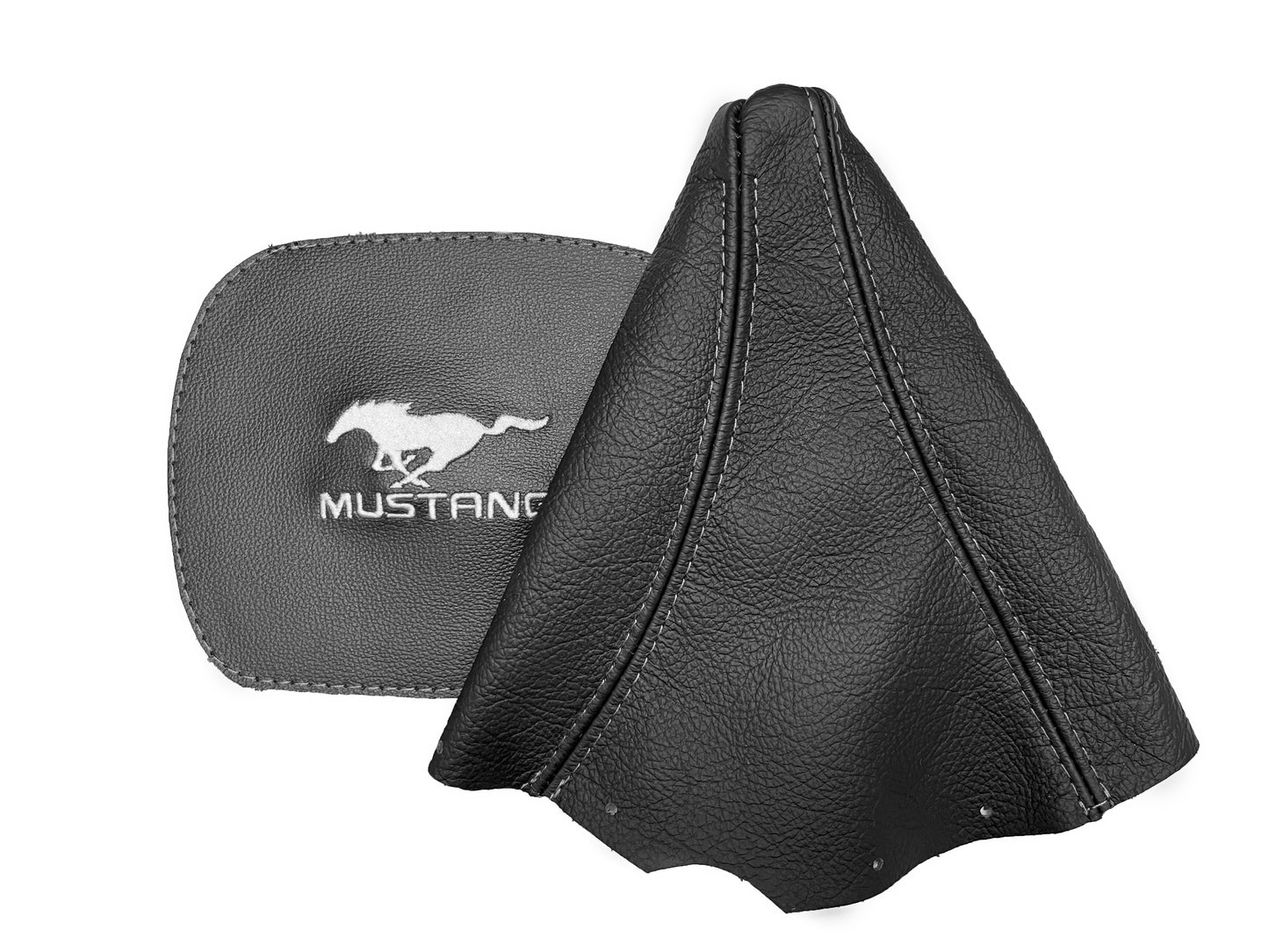 1994-2004 FORD MUSTANG GT Embroidered Leather Manual Shift Boot Cover