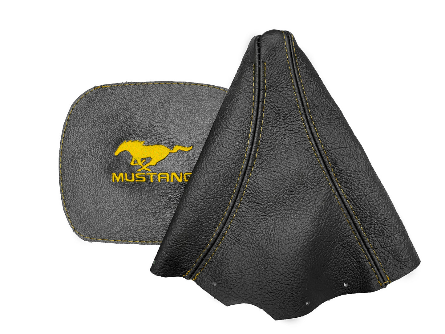 1994-2004 FORD MUSTANG GT Embroidered Leather Manual Shift Boot Cover