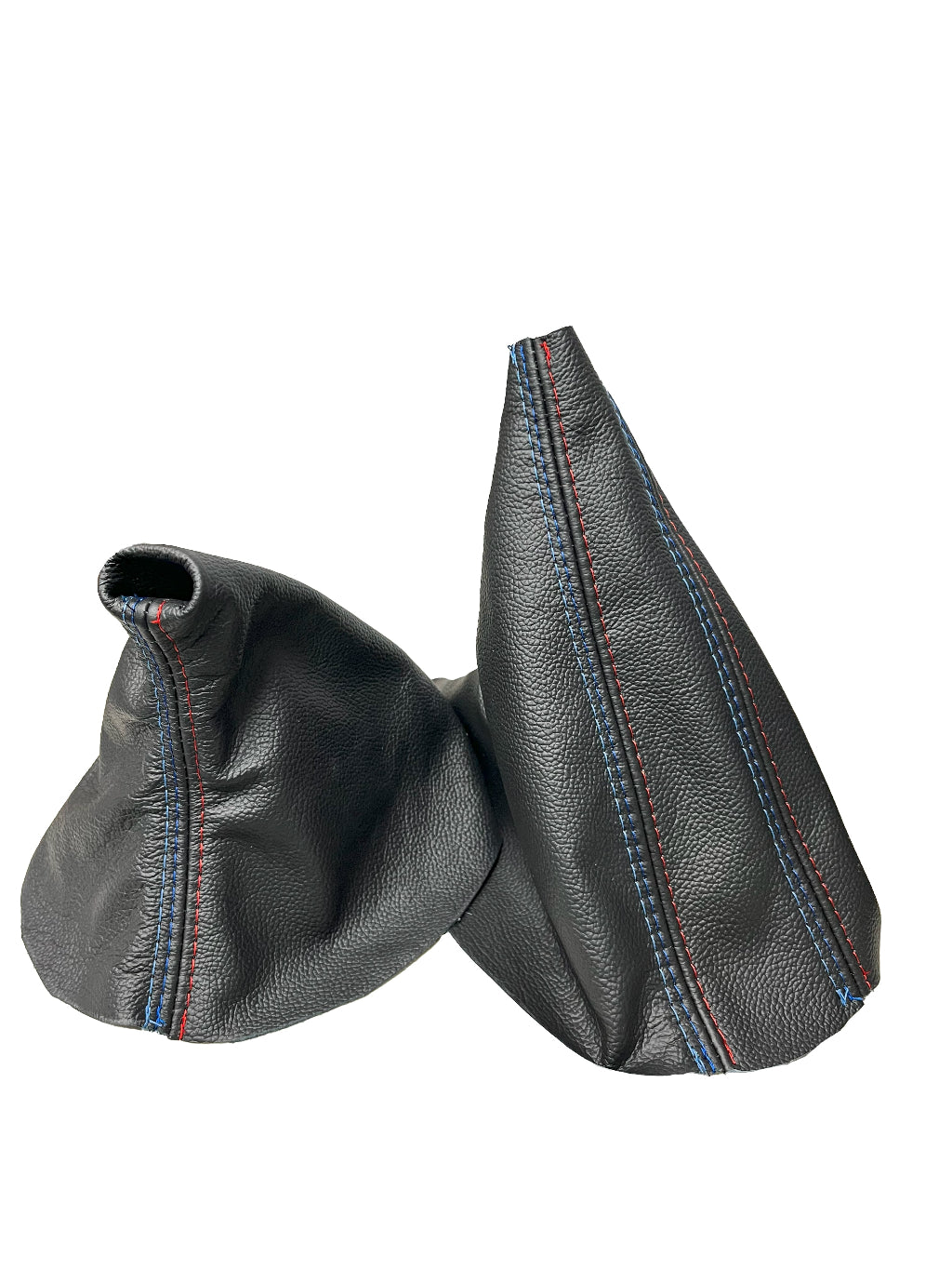 black leather handbrake & shift boot cover in m stitch fits for bmw z3 1995 1996 1997 1998 1999 2000 2001 2002