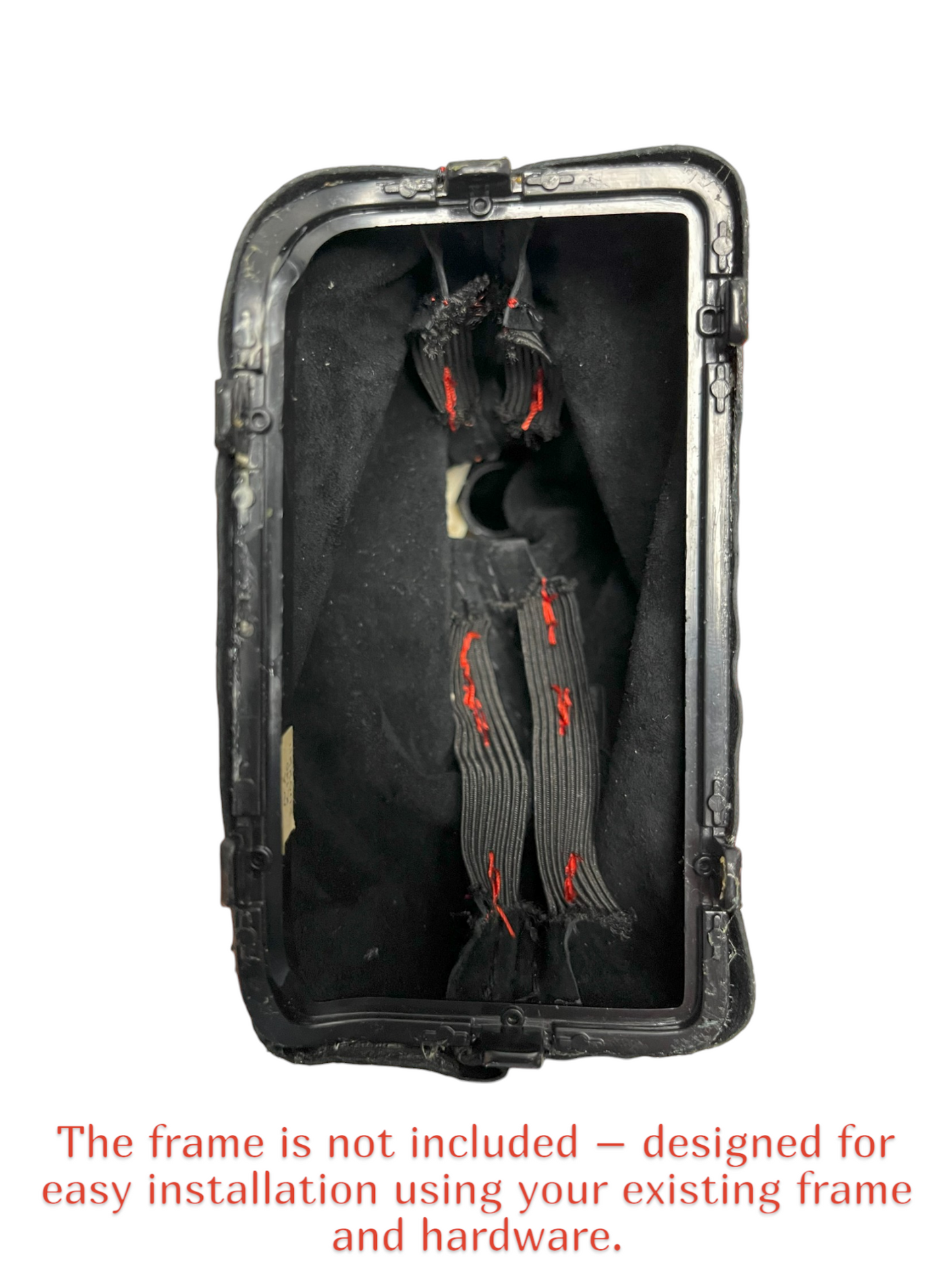 2020-2023 Jeep Gladiator Mojave Automatic Real Suede Alcantara Shift Boot & Transfer Case Orange Stitching