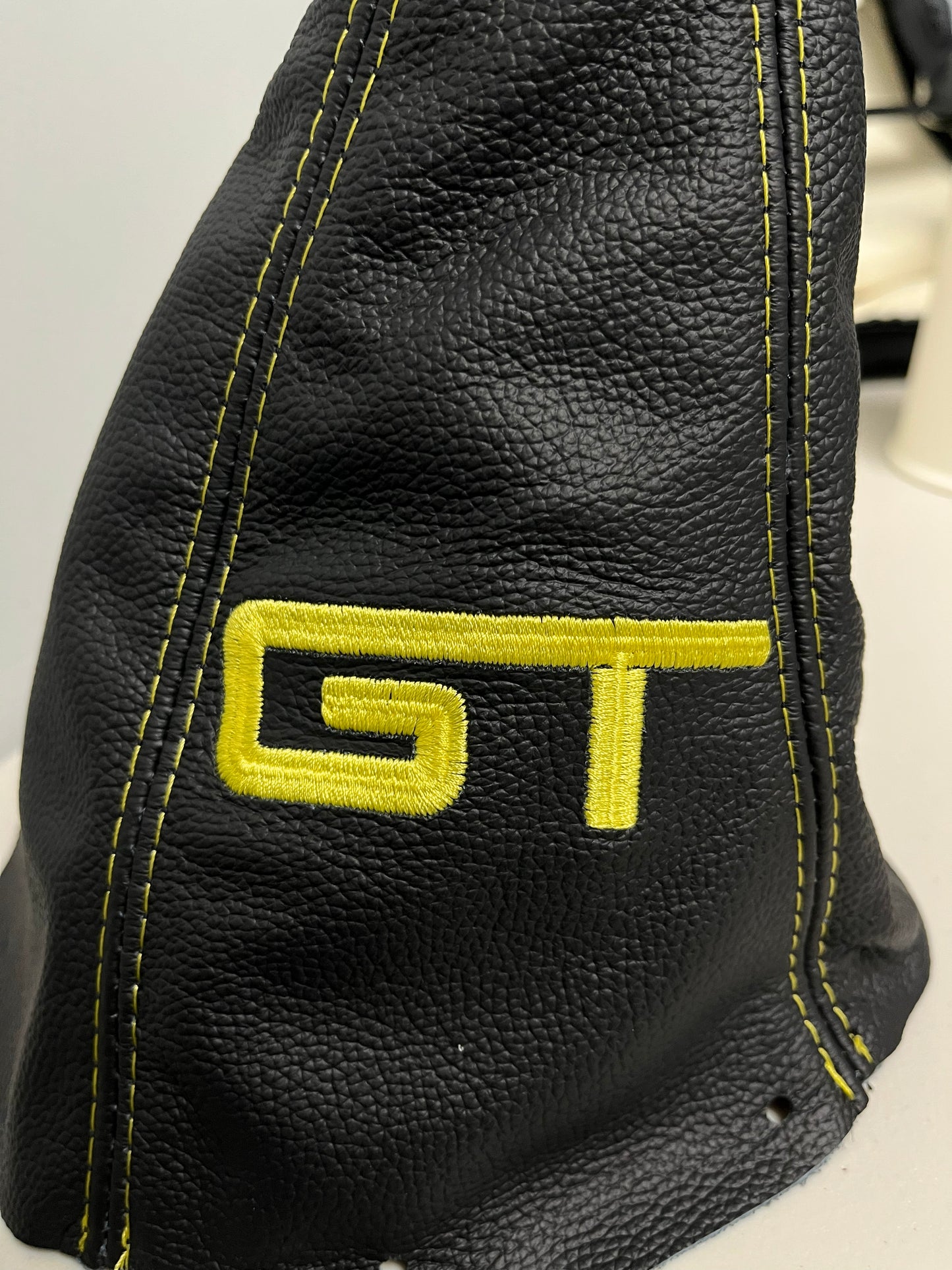 Yellow Stitching Shift Boot For 1994 - 2004 Ford Mustang GT Convertible Coupe V8 V6
