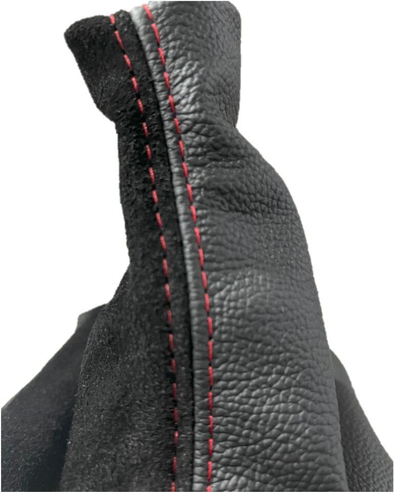 genuine Leather shift boot cover ford mustang gt real suede