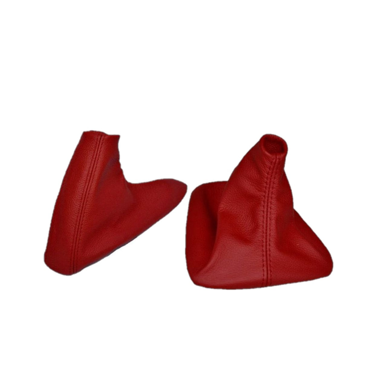 1991-2005 BMW E36 E46 3 Series Imola Red Microfiber Leather Manual Parking Brake & Shift Boot Cover