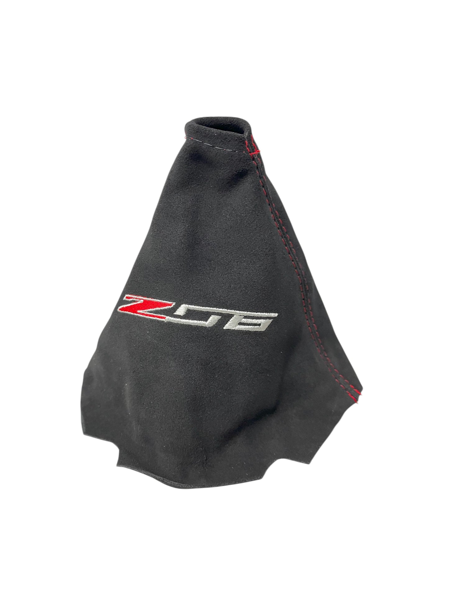 New Embroidery Leather/Suede Manual Shift Boot Cover For Chevy Corvette C6 Z06 2005-2013