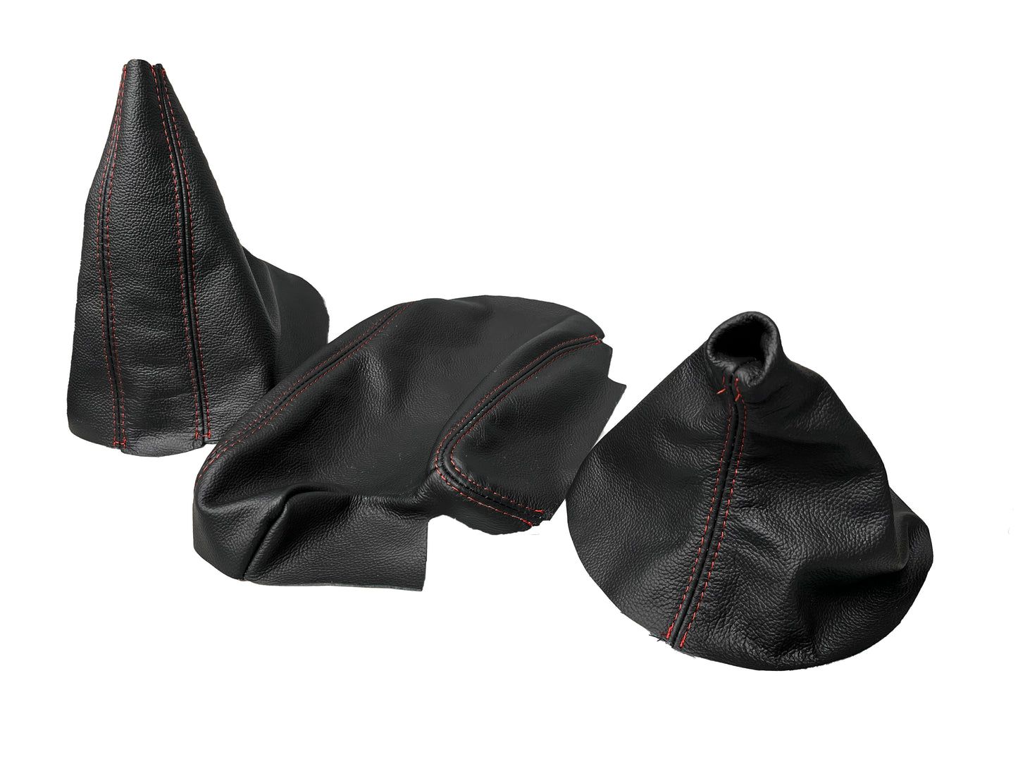 For 1991-2005 BMW E36 E46 3 Series Genuine Leather Console Armrest Shift & Handbrake Boot Cover