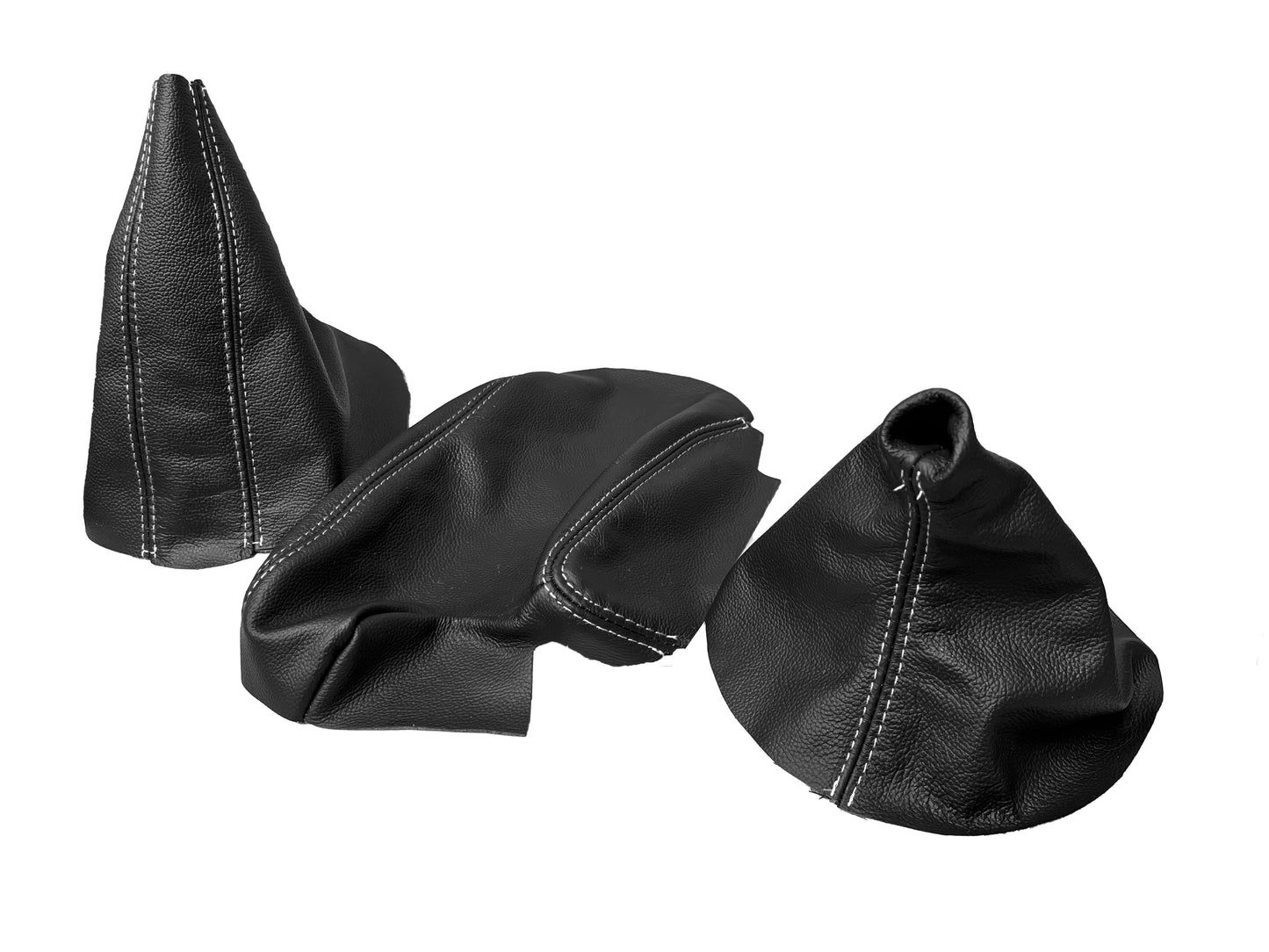 For 1991-2005 BMW E36 E46 3 Series Genuine Leather Console Armrest Shift & Handbrake Boot Cover