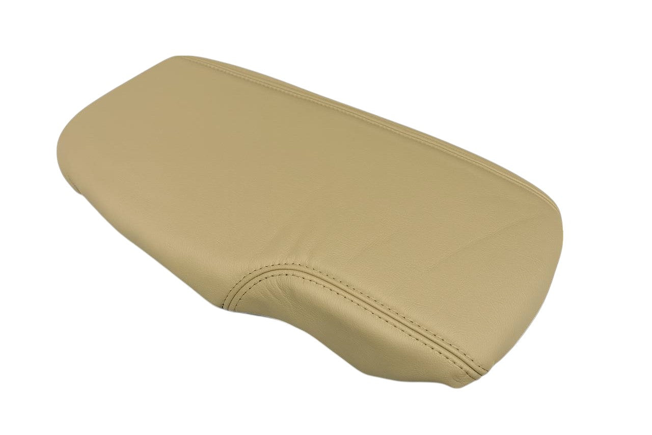genuine leather console lid armrest cover for chevy corvette c6 2005 2006 2007 2008 2009 2010 2011 2012 2013 cashmere tan beige