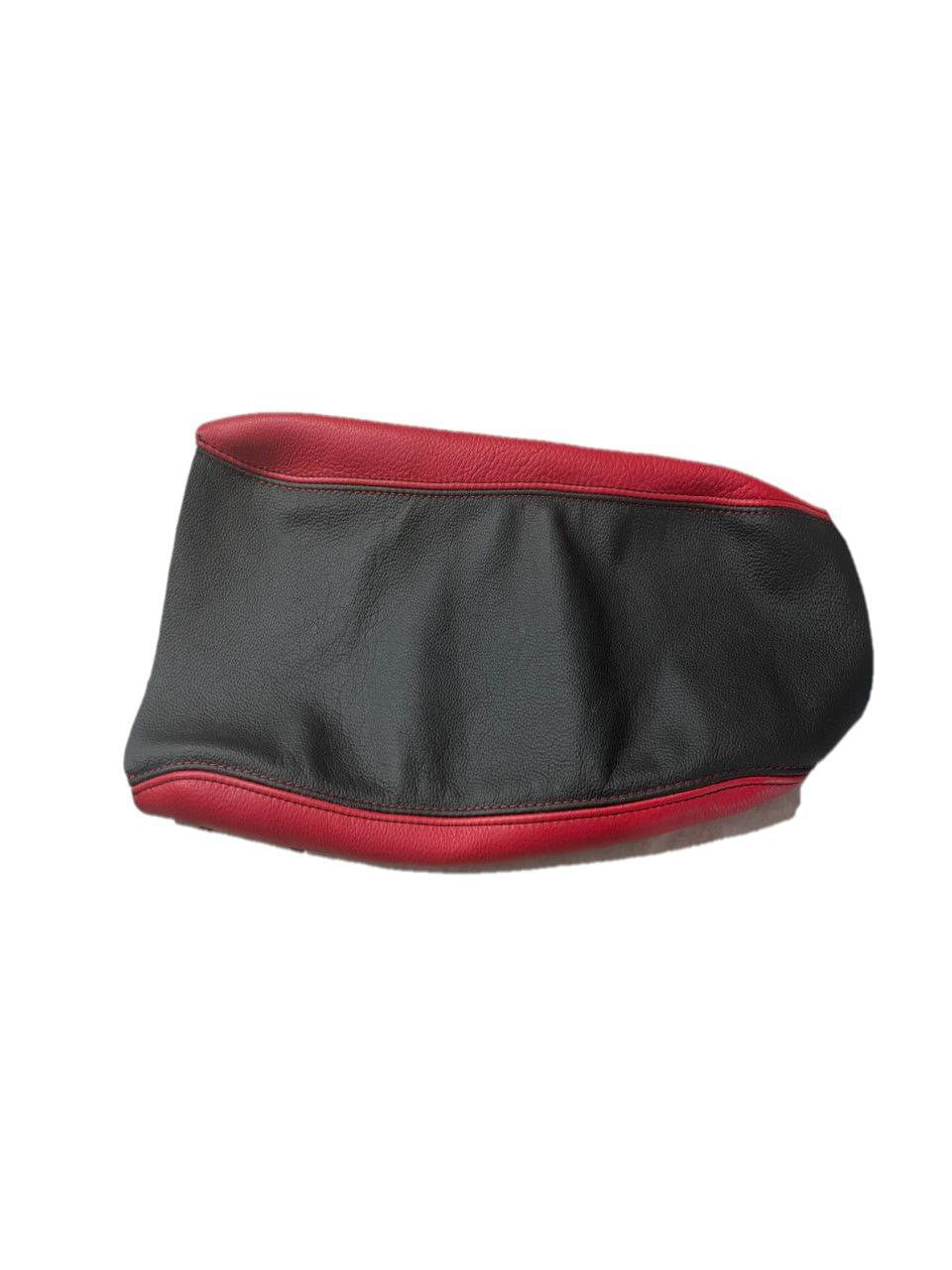 Black & Torch Red Leather Interior Piece Cover Set AUTOMATIC Transmission For 1997-2004 Chevy Corvette C5