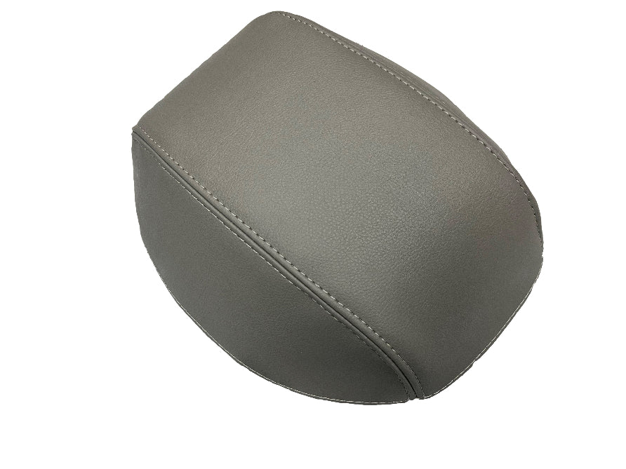 -center console armrest cover subaru forester 2009-2019 Platinum gray leather 2010 2011 2012 2013 2014 2015 2016 2017 2018