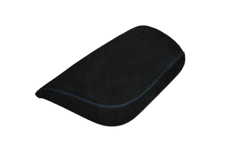 blue stitch genuine suede center console lid armrest cover for chevy corvette c7 2014 2015 2016 2017