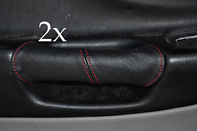 genuine leather 2x door handle cover in black for chevy corvette c5 1997 1998 1999 2000 2001 2002 2003 2004