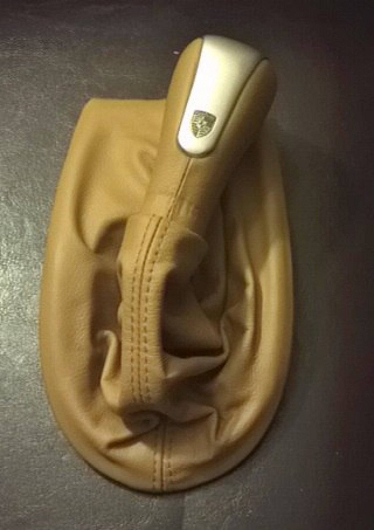 for porsche boxster 911 986 996 1997 1998 1999 2000 2001 2002 2003 2004 savanna beige genuine leather console armrest shift parking brake boot cover manual transmission