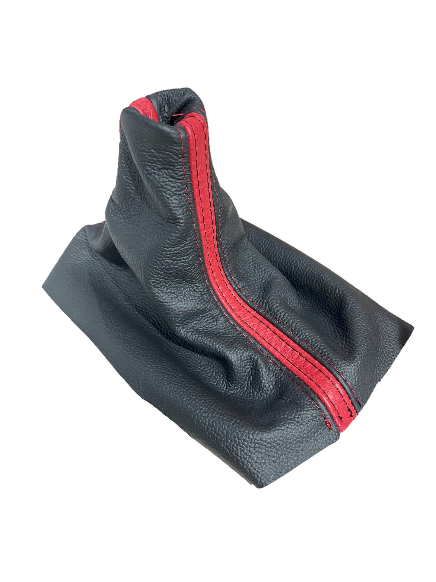 genuine leather shift boot torch red black ford mustang gt