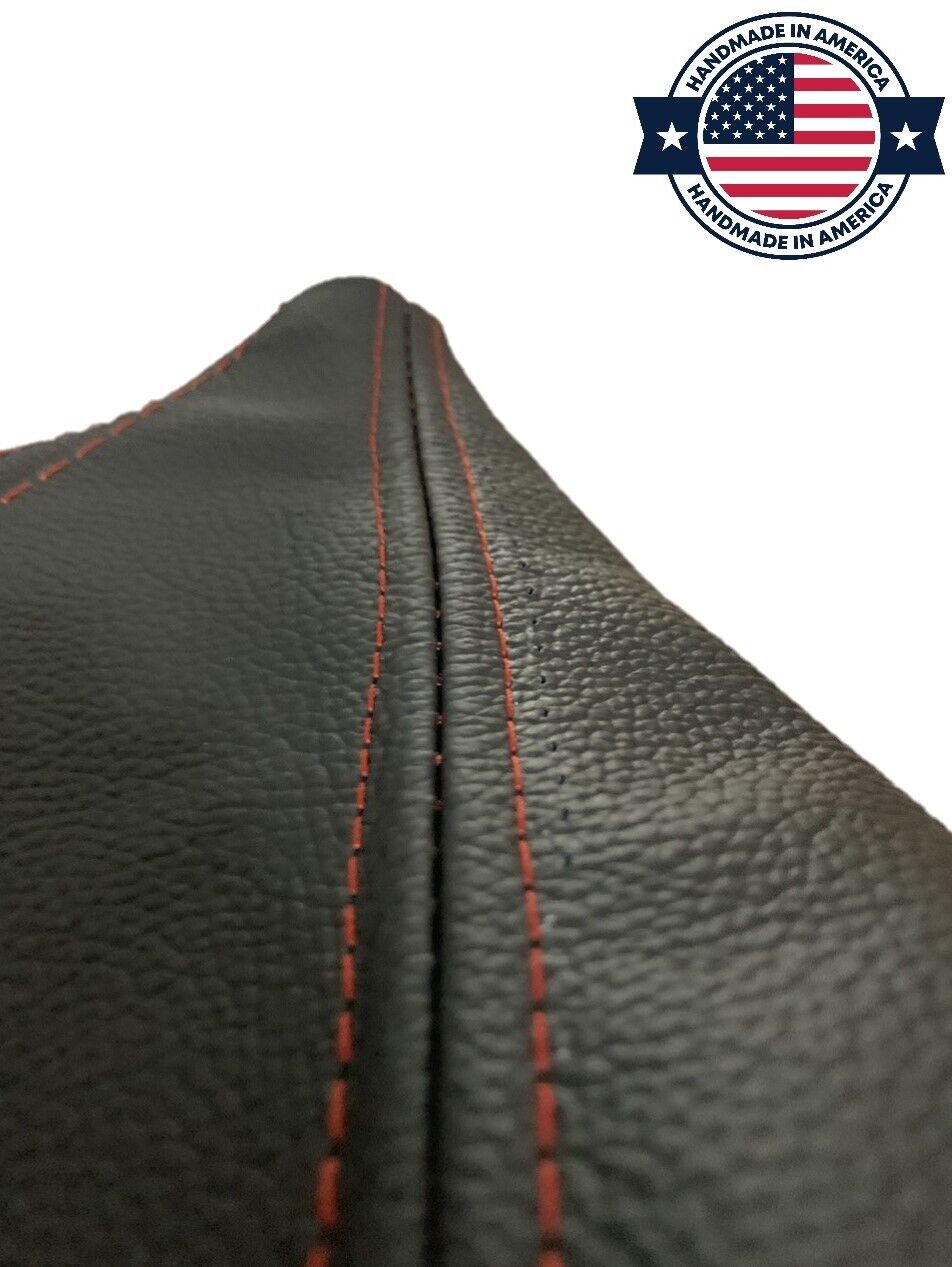2006 2007 2008 2009 2010 hummer h3 replacement genuine real leather shift boot black red stitching