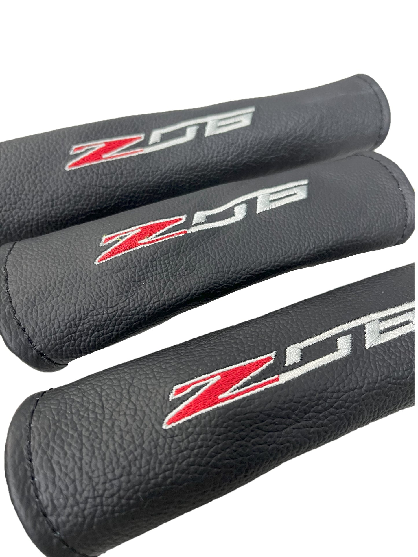 real leather passenger grab handle door handle embroidery or chevy corvette c5 z06 1997 1998 1999 2000 2001 2002 2003 2004