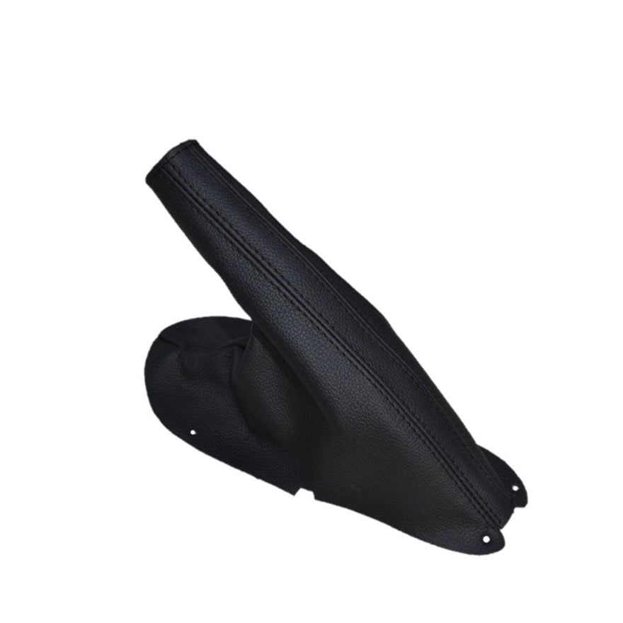 Black leather handbrake boot cover ford mustang gt 1994-2004