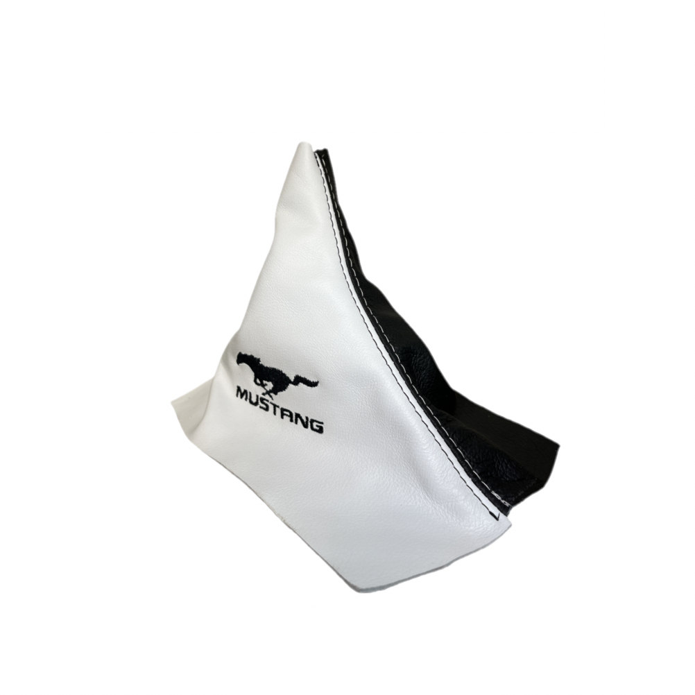 for mustang gt custom embroidered shift boot black white 2005 2006 2007 2008 2009 2010 2011 2012 2013 2014 Cover replacement