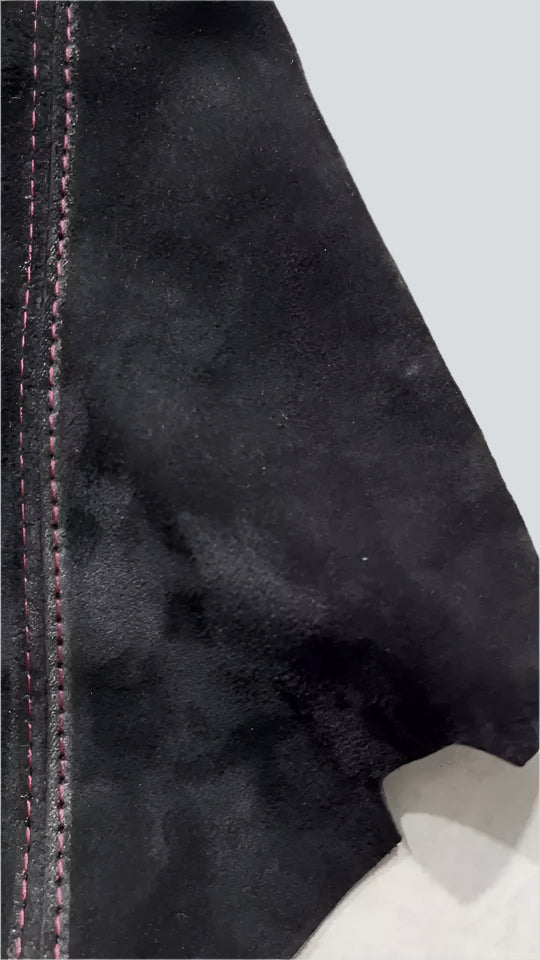 parking brake boot cover chevy corvette c6 genuine suede 2005-2013