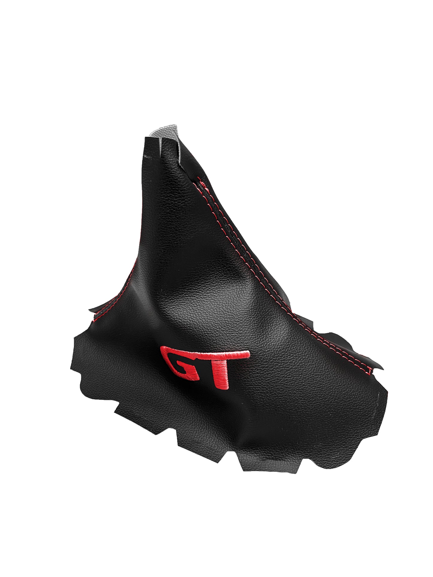 Embroidered Synthetic Leather Shift Boot Cover For 2005-2009 Ford Mustang GT Convertible Coupe