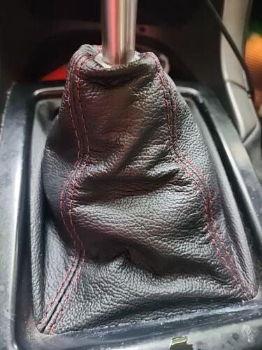 black leather shift boot cover pontiac 2004 2005 2006 manual