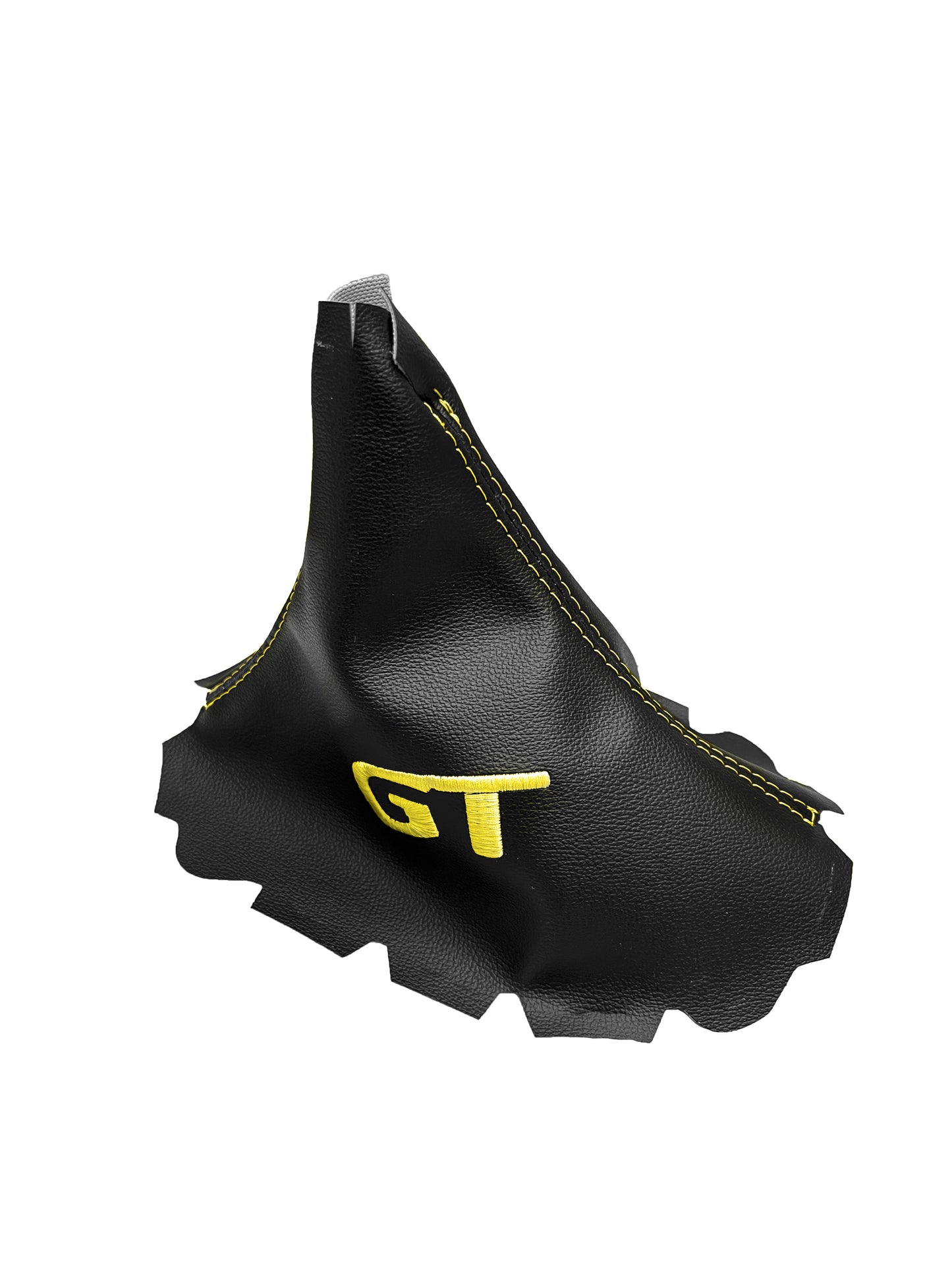 synthetic leather manual shift boot cover with embroidery for ford mustang gt convertible 2005 2006 2007 2008 2009
