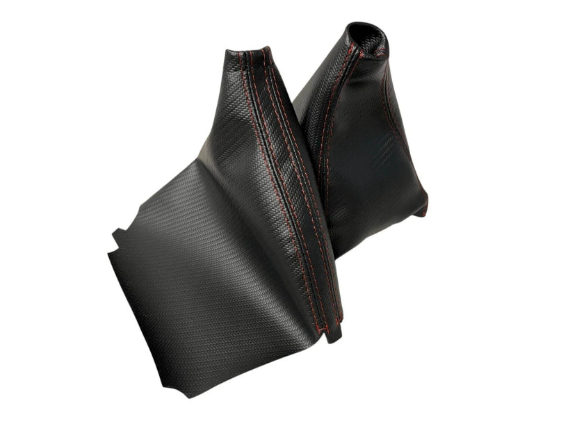 subaru impreza scion fr-s toyota gt86 e-brake shift boot 2008-2016 carbon fiber vinyl