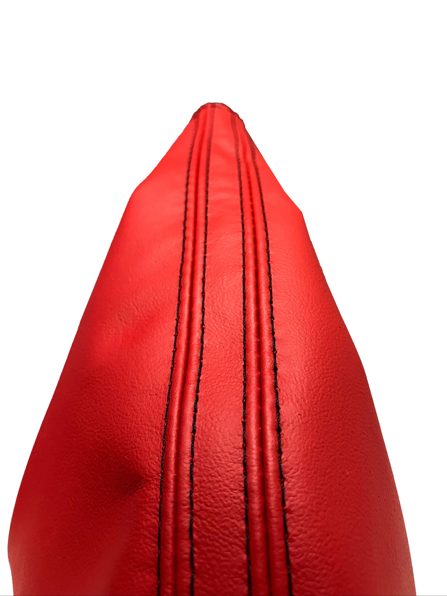 torch red leather ford mustang gt parking brake boot cover