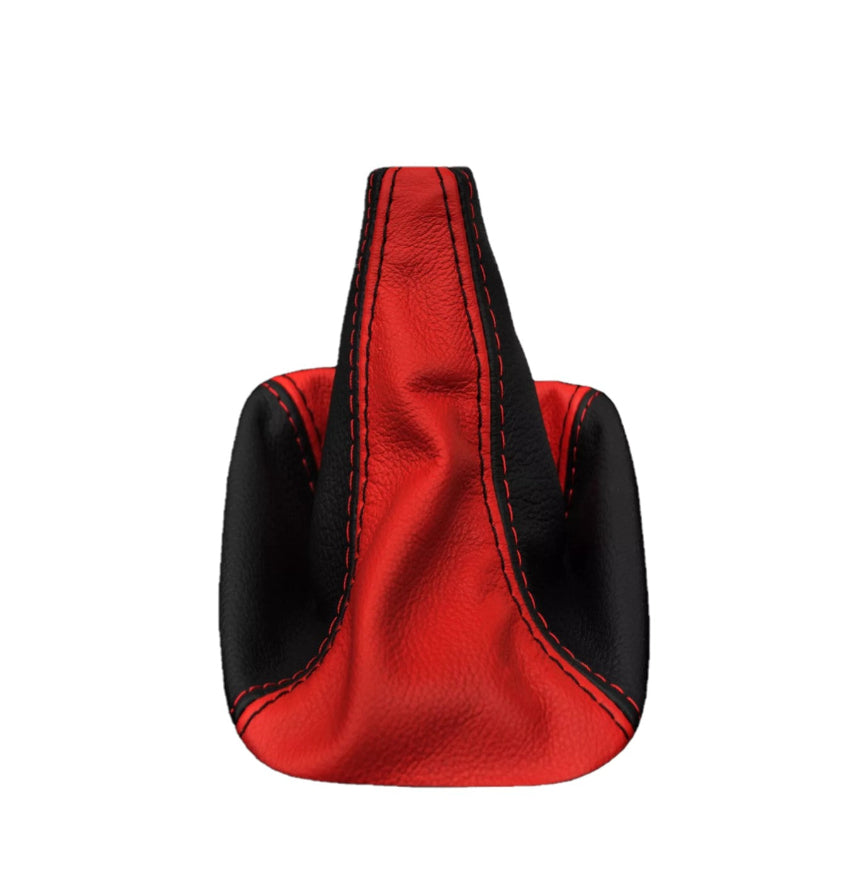 f0r 1996 1997 1998 1999 2000 2001 2002 chevy camaro pontiac firebird trans am real leather manual shift boot cover torch red black