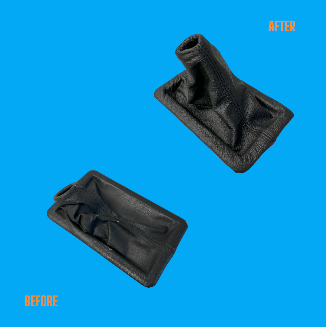 shift boot replacement before & after