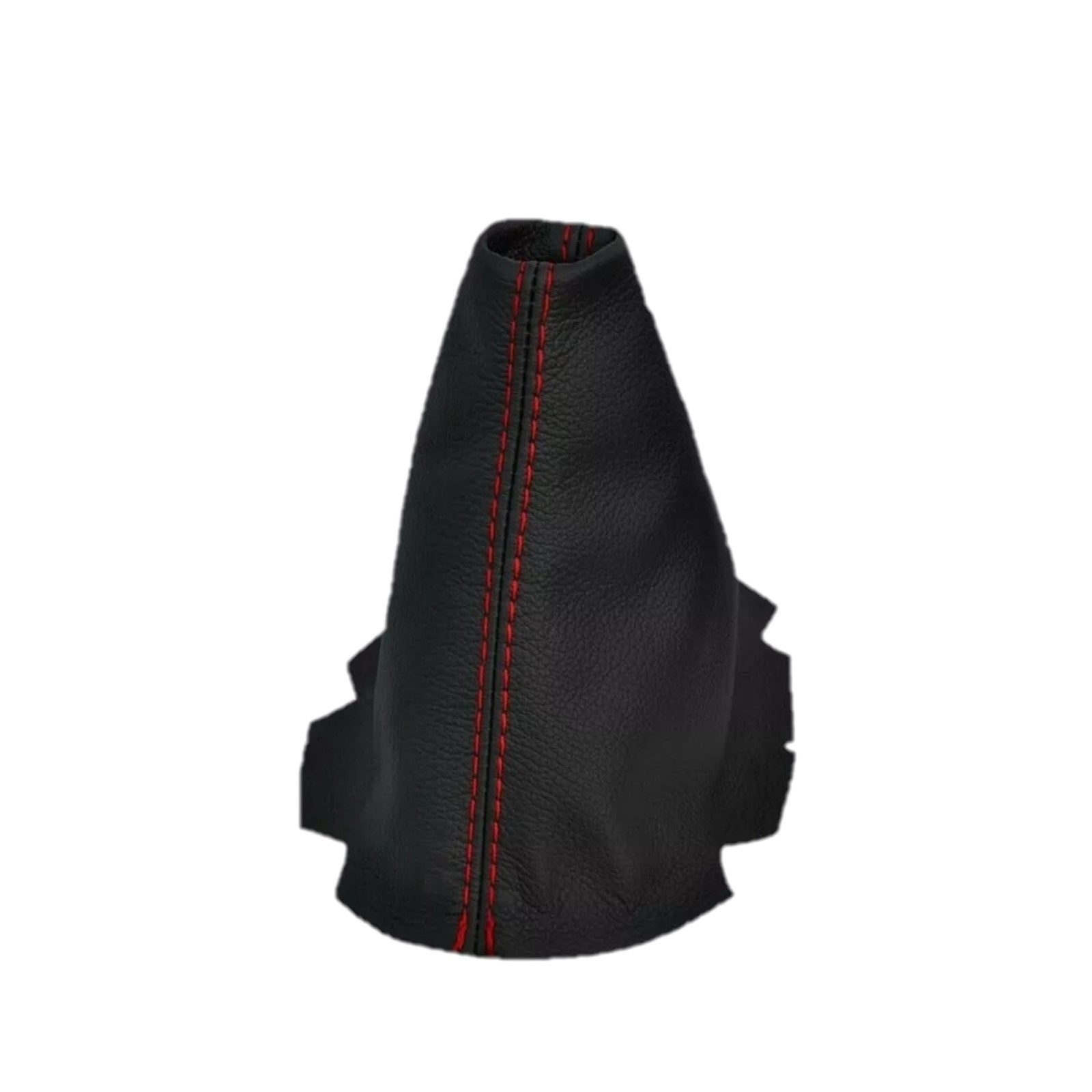 2005-2013 chevy corvette c6 shift boot cover leather red stitch