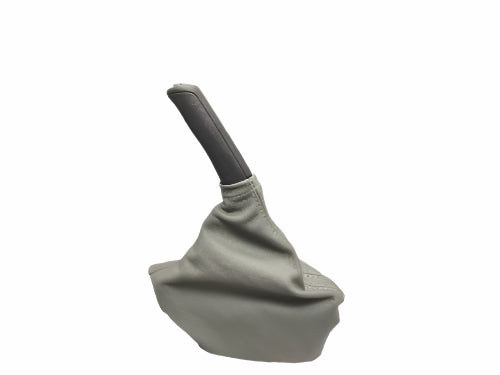 For 2009 2010 2011 2012 2013 Subaru Forester Titanium Gray Leather Vinyl E-brake Parking Emergency Hand Brake Replacement Boot Cover