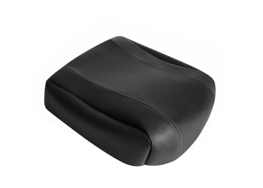for  2013 2014 2015 2016 2017 2018 Dodge Ram 1500 2500 3500 genuine leather console armrest cover in gray stitch long horn limited