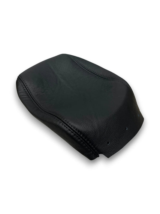 Black Leather Center Console Armrest Cover For Subaru Forester 2019 2020 2021 2022 2023 2024