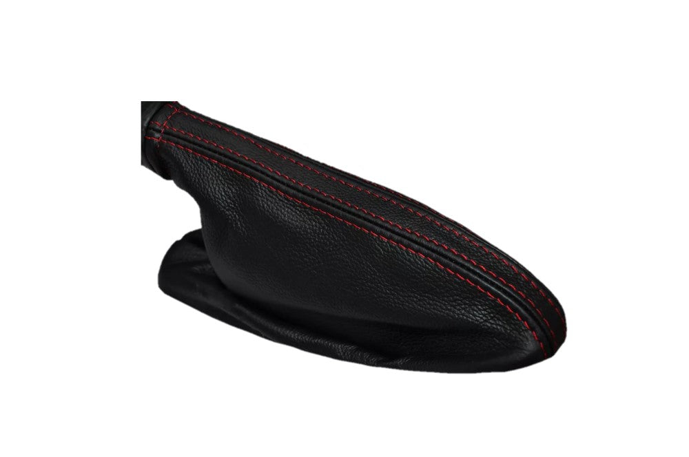 2010-2014 Ford Mustang GT Convertible Coupe V8 V6 Black Genuine Leather Emergency Brake Boot Cover