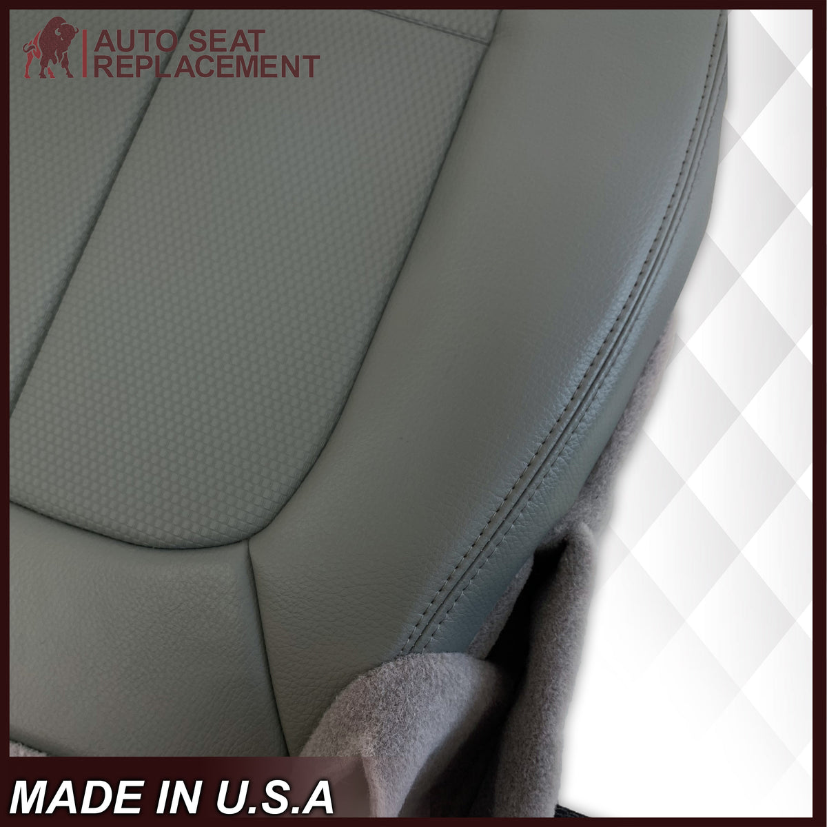 2009-2014 Ford F-150 XL WORK TRUCK in Steel Gray Synthetic Leather: Choose From Variants