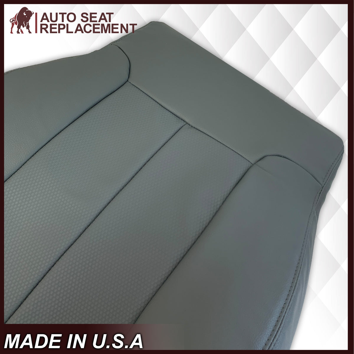 2009-2014 Ford F-150 XL WORK TRUCK in Steel Gray Synthetic Leather: Choose From Variants