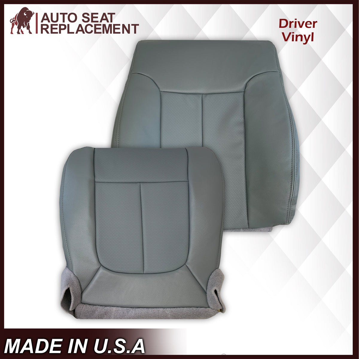 2009-2014 Ford F-150 XL WORK TRUCK in Steel Gray Synthetic Leather: Choose From Variants