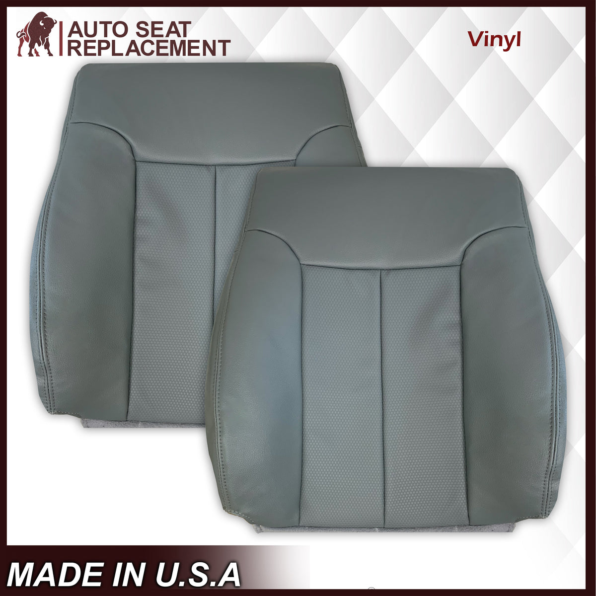 2009-2014 Ford F-150 XL WORK TRUCK in Steel Gray Synthetic Leather: Choose From Variants