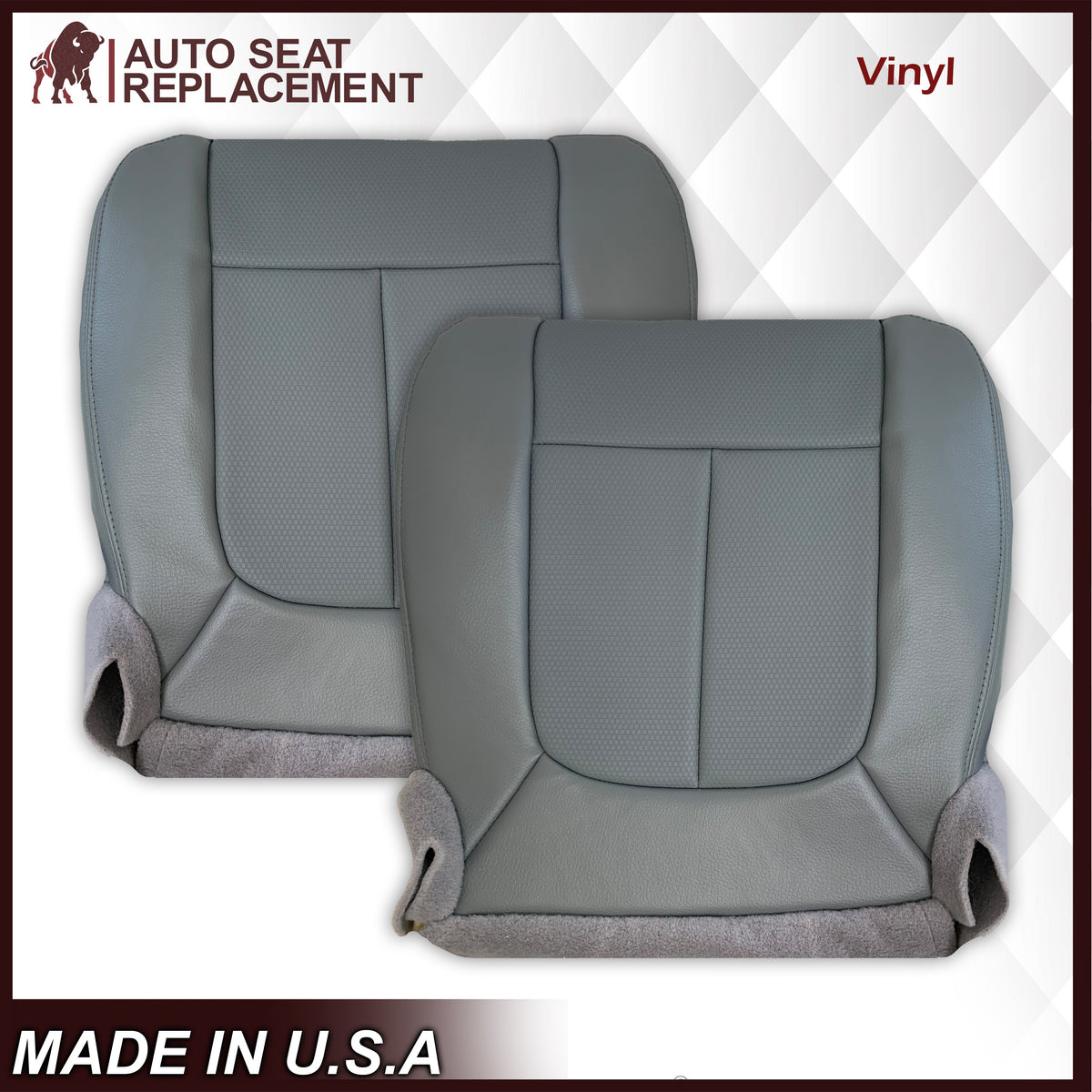 2009-2014 Ford F-150 XL WORK TRUCK in Steel Gray Synthetic Leather: Choose From Variants