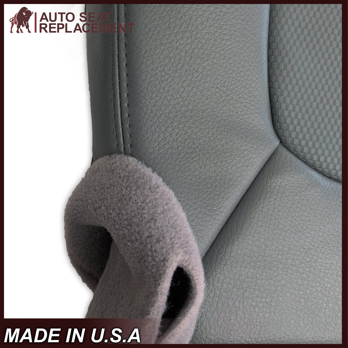 2009-2014 Ford F-150 XL WORK TRUCK in Steel Gray Synthetic Leather: Choose From Variants