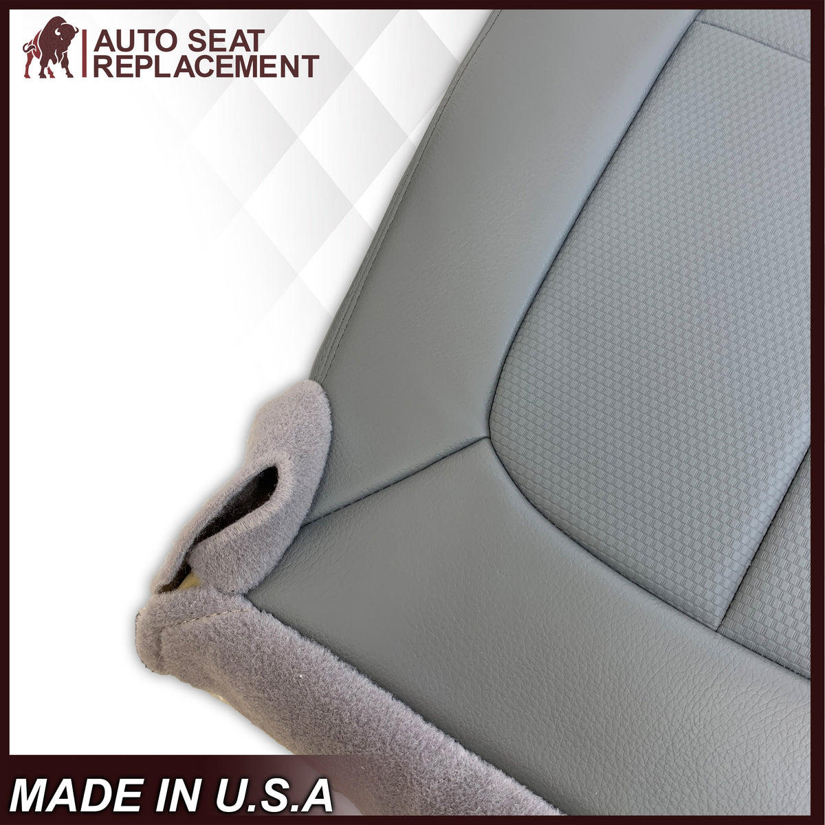 2009-2014 Ford F-150 XL WORK TRUCK in Steel Gray Synthetic Leather: Choose From Variants