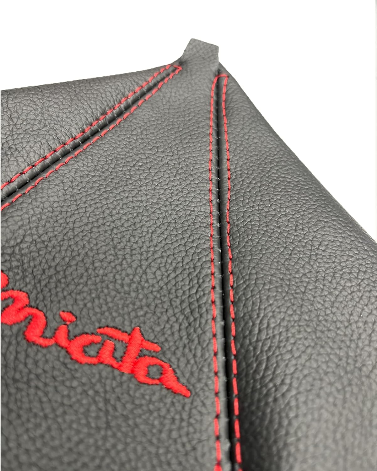 For Mazda Miata MX-5 1998-2005 Embroidered Genuine Leather Shift & Parking Brake Boot Cover