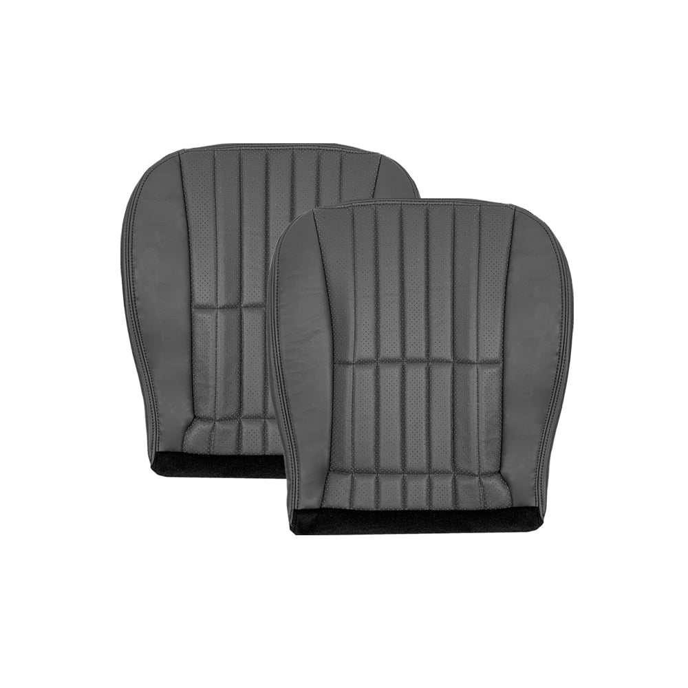 1997-2002 For Chevy Camaro SS Replacement Seat Covers In Synthetic Leather: Dark Gray