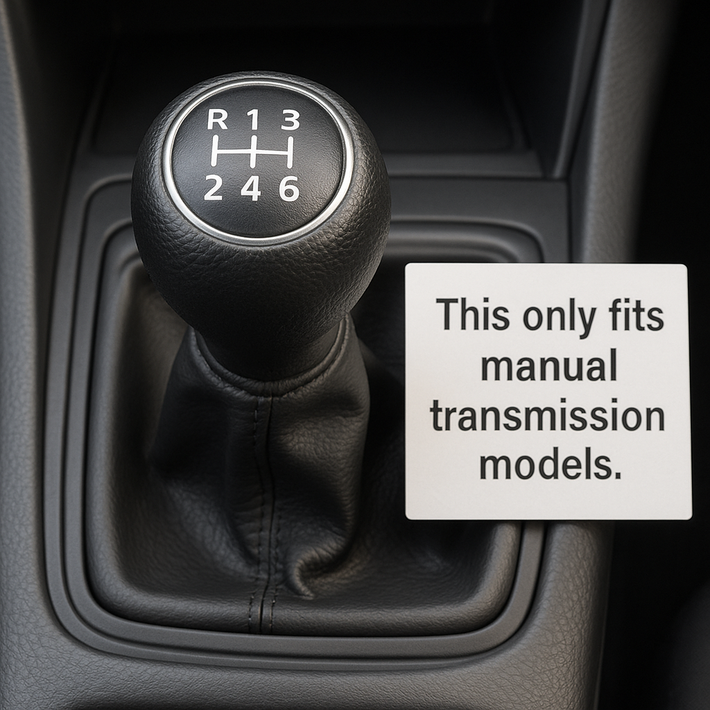 Microfiber Leather MANUAL Shift Boot Cover For Ford Mustang GT 2005-2009