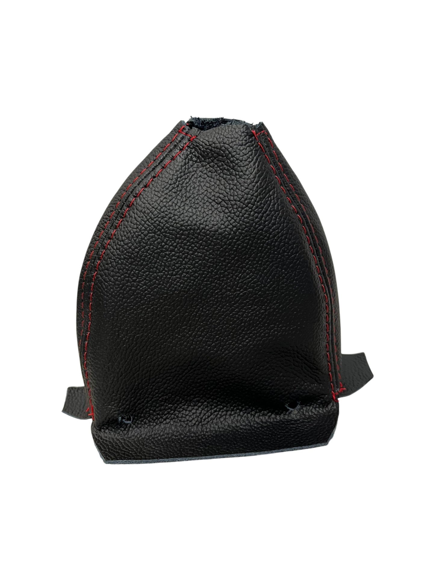 B&M Genuine Leather Replacement Shifter Boot with Red Stitching for Hammer Shifters 130-80885 & 130-81001