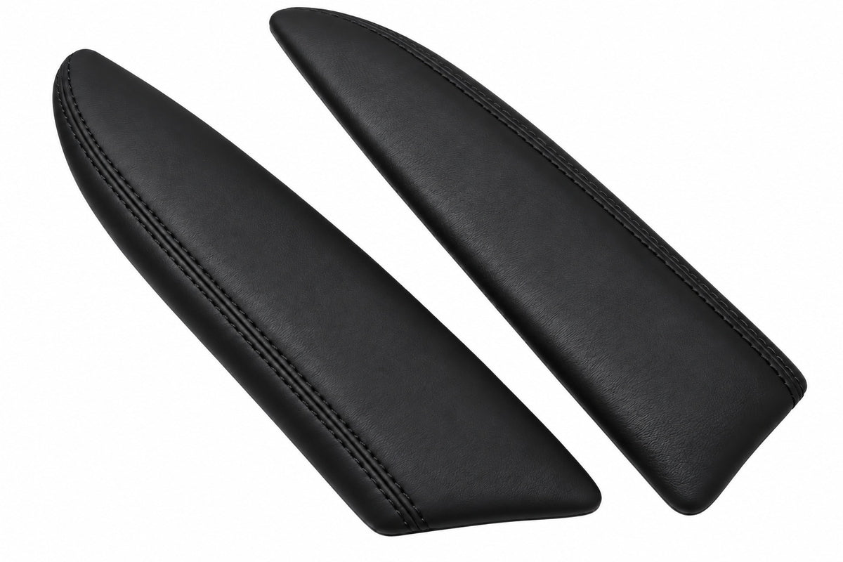 compatible with chevy corvette c6 2005 2006 2007 2008 2009 2010 2011 2012 2013 genuine leather 2x door armrest cover