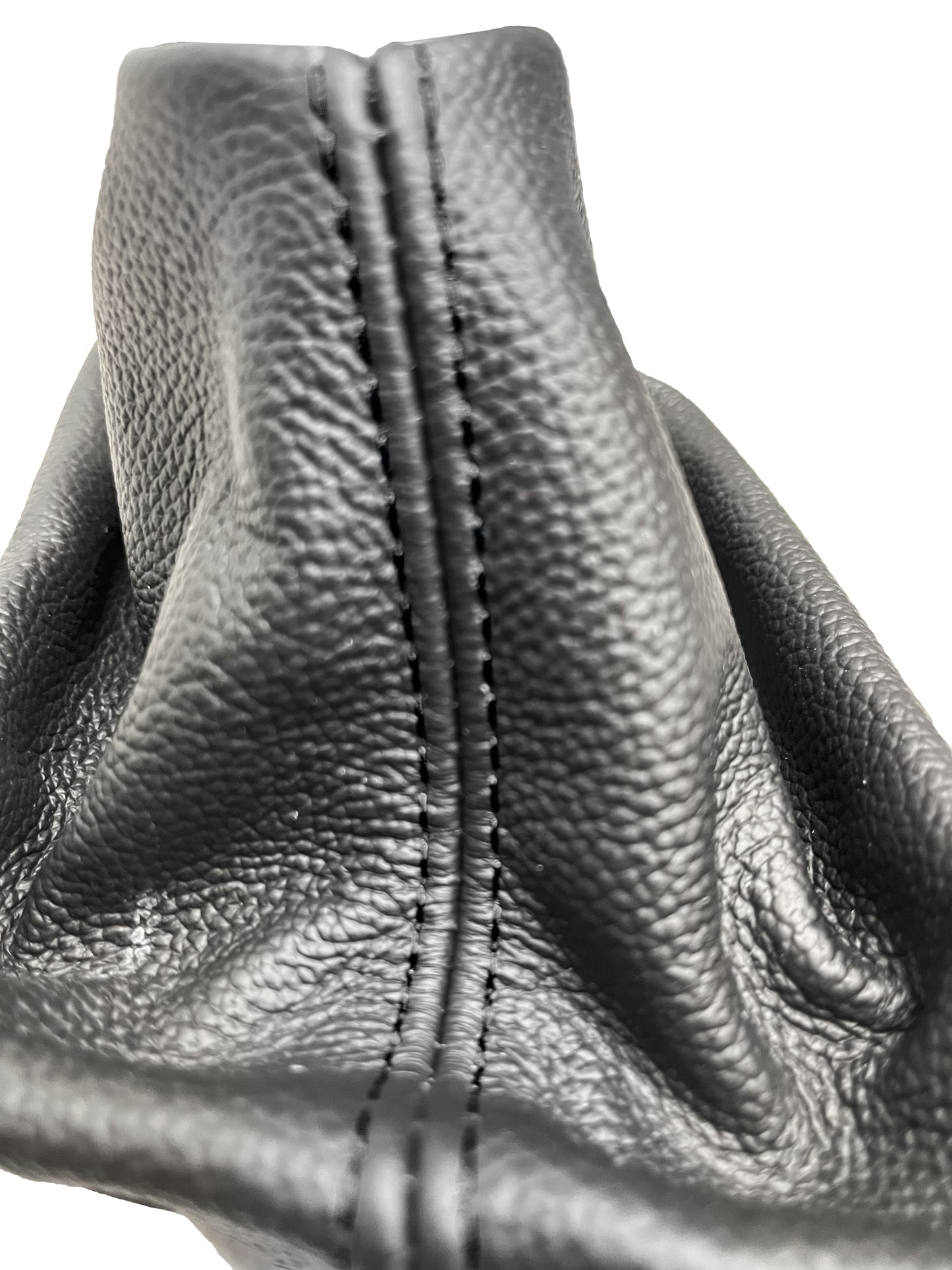 Black Leather Auto/ Manual Shift Boot Cover For Chevrolet Corvette C2 C3 C4 C5 C6 C7