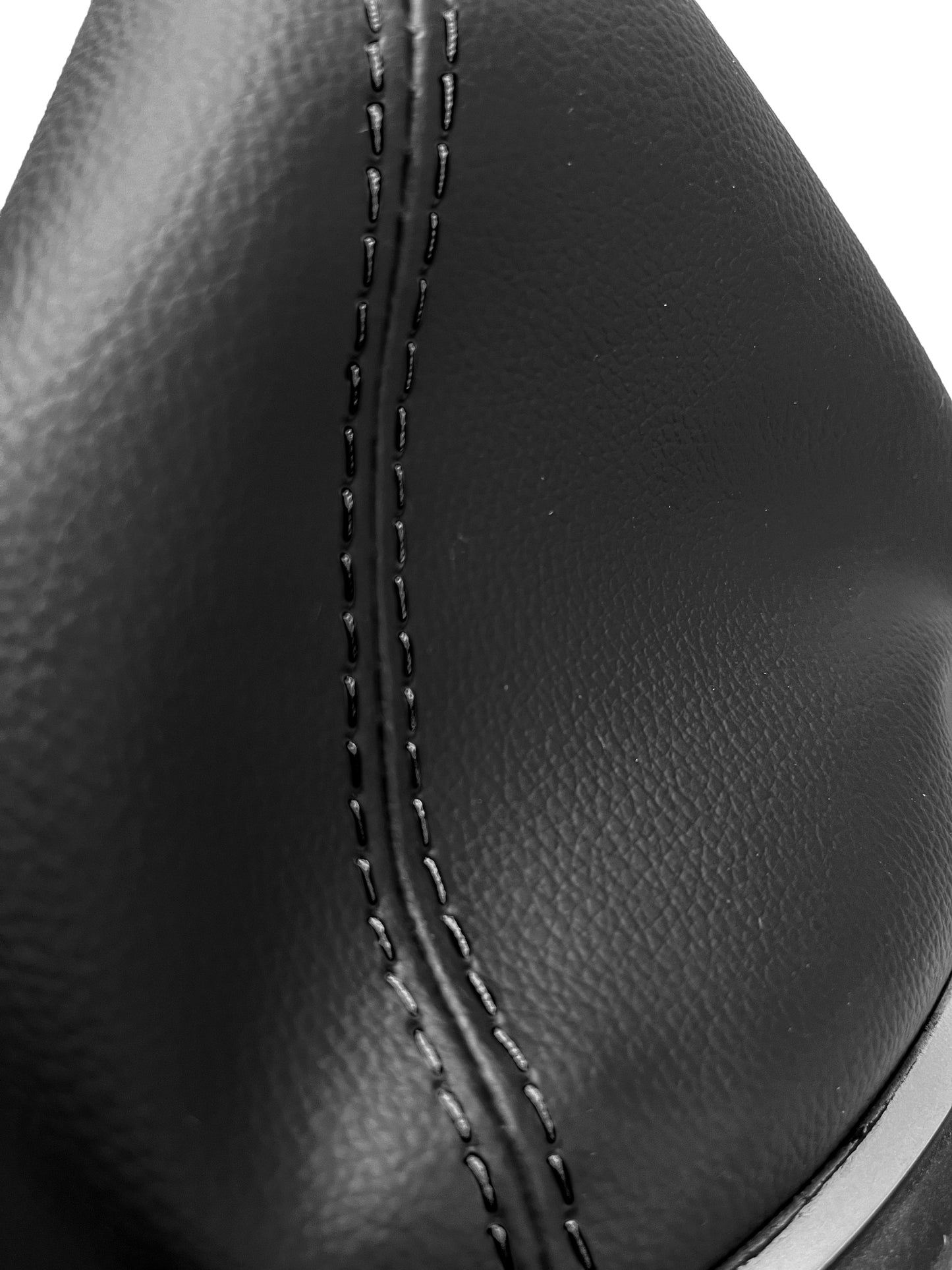 synthetic leather manual shift boot cover in black for honda civic 2001 2002 2003 2004 2005